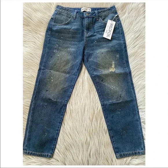 WILDFOX Baggy Crop Jean NWT - Picture 5 of 8